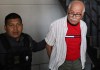 El detenido por atropellar a un motociclista en zona 9, identificado como Carlos Ovidio Acevedo Navas. Foto La Hora: Daniel Ramírez