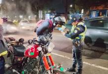 Tránsito PNC impuso más de 120 remisiones durante operativos contra carreras clandestinas