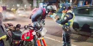 Tránsito PNC impuso más de 120 remisiones durante operativos contra carreras clandestinas