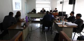Tribunal Décimo de Sentencia Penal se prepara para entrar a la fase final del juicio por el caso Farruko Pop. Foto La Hora: Daniel Ramírez