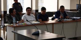 Andrés Cano y Roberto Padillo quedaron ligados a proceso por el delito de homicidio en grado de tentativa. Foto La Hora: Daniel Ramírez