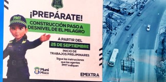 "No habrá cierre" asegura EMIXTRA ante trabajos preliminares. Arte La Hora: Alejandro Ramírez.