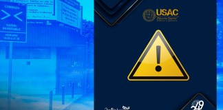 Cierran portones de la USAC tras presunto intento de asalto en el campus central. Arte La Hora: Alejandro Ramírez