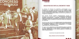 Cámara de Comercio: Decreto 7-2025 abriría puertas a la conformación de fondos públicos paralelos