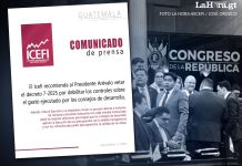 Icefi recomienda a Arévalo vetar el Decreto 7-2025 por gasto de Codedes Comunicado del Icefi