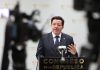 El presidente de la comisión legislativa de Finanzas, Julio Héctor Estrada, comentó las audiencias que tendrán por el proyecto de presupuesto general 2026. Foto: Congreso de la República