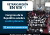 Retransmisión: Sesión Plenaria del Congreso de la República. Arte La Hora: Francisco Altán