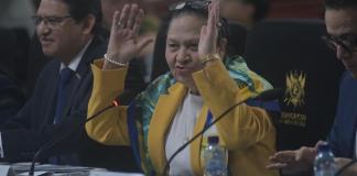 En septiembre, durante su audiencia con la Comisión de Finanzas, la fiscal general, Consuelo Porras, abogó por un aumento presupuestario. Foto La Hora: Fabricio Alonzo