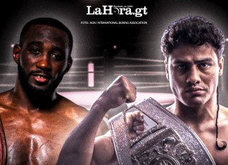 Preparación de campeones: Léster Martínez entrenó cuerpo a cuerpo con Crawford