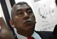 El jefe de la FECI, Rafael Curruchiche, pidió paciencia para presentar resultados de la investigación por la compra de vacunas Sputnik V. Foto La Hora: Daniel Ramírez