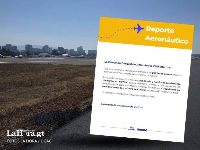 Los detalles sobre el aterrizaje de un avión en el aeropuerto esta mañana son escasos. Arte La Hora: Francisco Altán