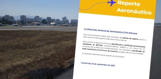 Los detalles sobre el aterrizaje de un avión en el aeropuerto esta mañana son escasos. Arte La Hora: Francisco Altán