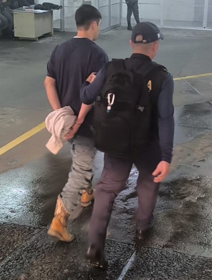 Deportado desde EE. UU. y capturado al llegar al país.