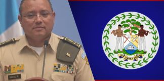 Pronunciamiento del diferendo territorial entre Guatemala y Belice por lo sucedido en Sarstún. Foto La Hora: Fabricio Alonzo.