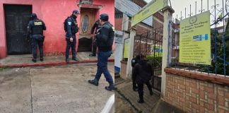 Diligencias del MP en Joyabaj y Santa Cruz del Quiché. Foto La Hora: RRSS MP