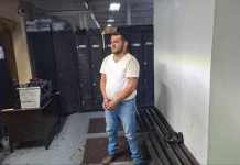 Edras Carbajal, alías Keka, guarda prisión en la cárcel de la base militar Mariscal Zavala. Foto La Hora: Cortesía