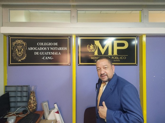 Abogado Edwin Estuardo Mayén García. Foto La Hora: Redes Sociales