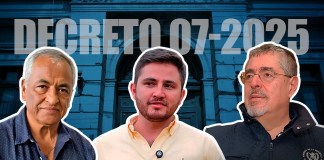 Enrique Arredondo, Sebastián Siero, y Bernardo Arévalo. Arte La Hora: Alejandro Ramírez
