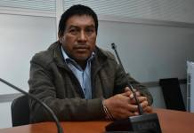 Esteban Toc, ex vicealcalde de Sololá, deberá esperar dos días más para resolver su situación legal. Foto La Hora: Daniel Ramírez