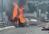 Explosión de pipa de gas en Iztapalapa. Foto La Hora: Redes sociales