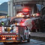 Investigan en México choque por exceso de velocidad en la explosión de camión de gas. Foto: La Hora: EFE