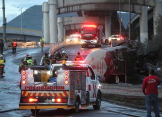 Investigan en México choque por exceso de velocidad en la explosión de camión de gas. Foto: La Hora: EFE