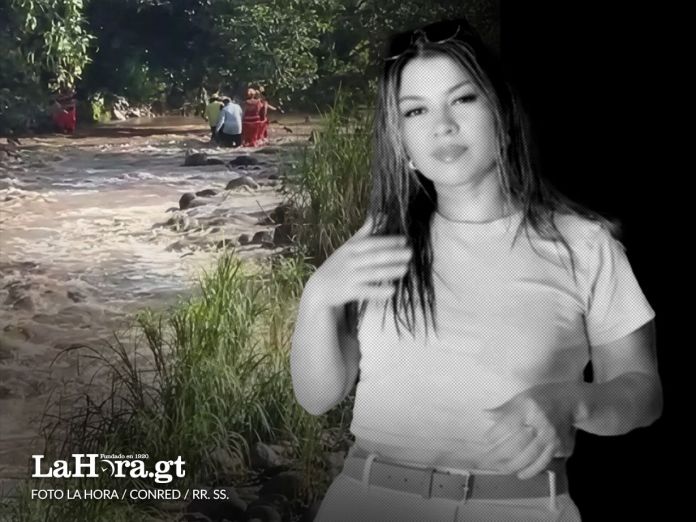 Gabriela Maldonado fue localizada en el Río Cabúz, Malacatan, San Marcos. Foto: La Hora: Conred: Cortesia