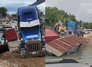 Video: Ferri en Sayaxché, Petén se hunde tras descuido de tráiler abordo según municipalidad.