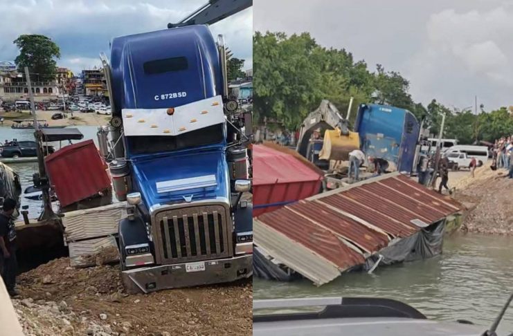 Video: Ferri en Sayaxché, Petén se hunde tras descuido de tráiler abordo según municipalidad.