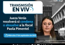 En Vivo: jueza Verás resolverá si condena o absuelve a la fiscal Paola Pimentel