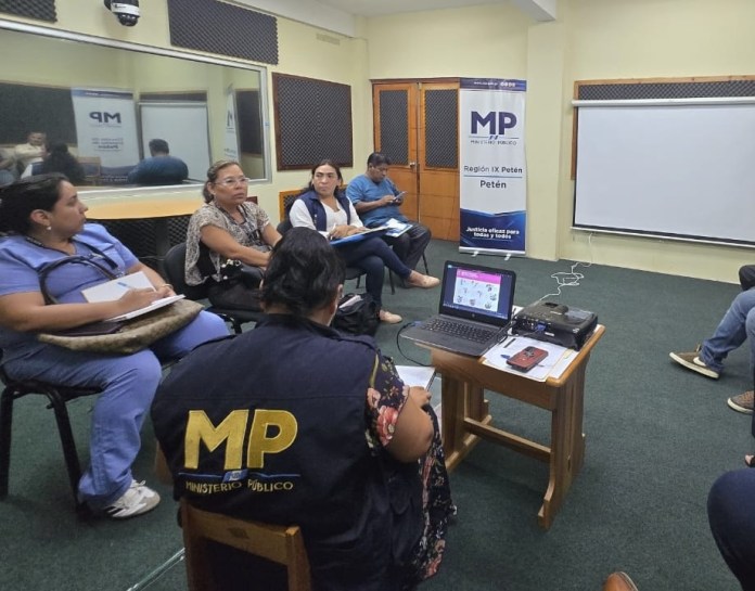 Imágenes ilustrativas de Fiscalía de Distrito de Petén, en coordinación con la Fisalía Regional IX Petén. Foto La Hora: MP