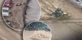 Motorista relata cómo sobrevivió tras ser arrastrado por inundaciones en carretera a El Salvador Foto: La Hora/ Climaguate