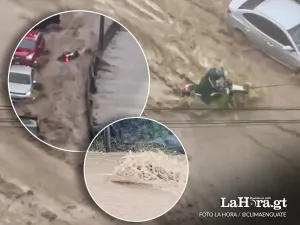 Motorista arrastrado por inundaciones en carretera a El Salvador: "mil disculpas a la camioneta que lastime"