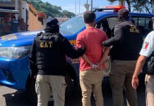 La Policía Nacional Civil (PNC) recibió un pandillero de la MS-13, quien figura entre los más buscados de El Salvador. Foto La Hora: PNC