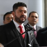 El diputado de Vamos, y exviceministro durante la administración de Giammattei, Héctor Aldana, busca ser primer secretario del Congreso. Foto La Hora: Congreso