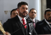 El diputado de Vamos, y exviceministro durante la administración de Giammattei, Héctor Aldana, busca ser primer secretario del Congreso. Foto La Hora: Congreso