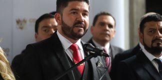 El diputado de Vamos, y exviceministro durante la administración de Giammattei, Héctor Aldana, busca ser primer secretario del Congreso. Foto La Hora: Congreso