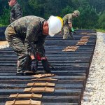 Cuerpo de Ingenieros del Ejército de Guatemala participa en ejercicio ferroviario en EE. UU.