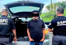 Capturan a guatemalteco que presuntamente transportaba cargamento de mercurio ilegal vinculado al CJNG en Chiapas. Foto La Hora: Proceso