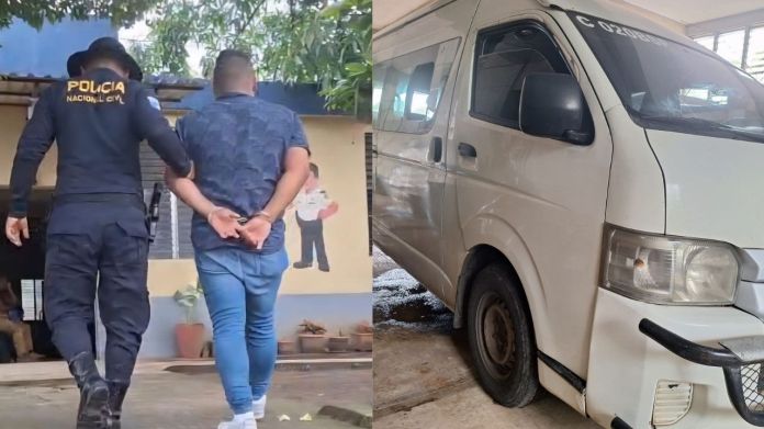 Supuesto coyote fue detenido por la PNC luego de que este trasladara a nueve haitianos