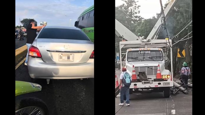 Hechos de tránsito. Foto La Hora: Policía Municipal de Tránsito (PMT)