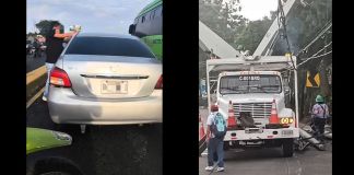 Hechos de tránsito. Foto La Hora: Policía Municipal de Tránsito (PMT)