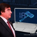 El Organismo Judicial, de Teódulo Cifuentes, compró una inteligencia artificial para “agilizar” el análisis de amparos. Diseño: La Hora / Alejandro Ramírez.