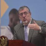 El presidente Bernardo Arévalo no ha emitido un pronunciamiento oficial sobre el deslave en el kilómetro 24.5 de la Carretera a El Salvador. Foto La Hora: Archivo