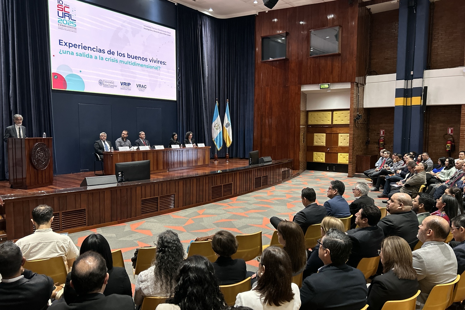 Presentación de la "X Semana Científica"- Foto: La Hora/ José Orozco.