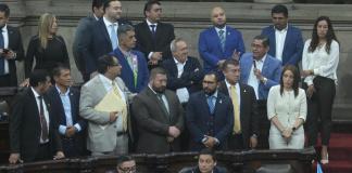 El Congreso de la República aprobó un punto resolutivo para pedir al Ejecutivo que declare a las pandillas como organizaciones terroristas. Foto La Hora: Fabricio Alonzo