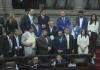 El Congreso de la República aprobó un punto resolutivo para pedir al Ejecutivo que declare a las pandillas como organizaciones terroristas. Foto La Hora: Fabricio Alonzo