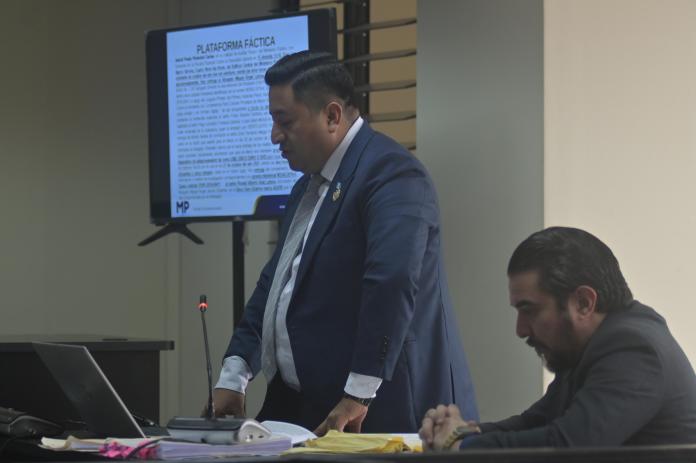 El fiscal Jorge Luis Cortés es reconocido por desestimar denuncias contra Rafael Curruchiche y Leonor Morales, ambos sancionados por 40 países. Foto La Hora: Fabricio Alonzo.