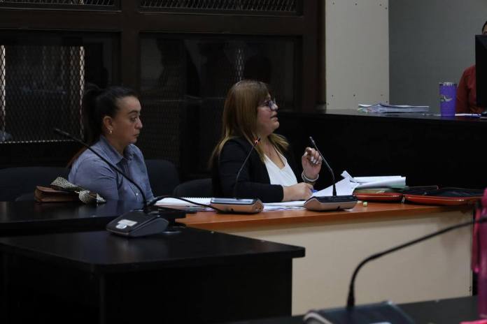 Judith Ruiz Blau, exasistente de Roxana Baldetti, aceptó cargos dentro del caso Cooptación del Estado. Foto La Hora: Daniel Ramírez