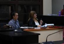 Judith Ruiz Blau, exasistente de Roxana Baldetti, aceptó cargos dentro del caso Cooptación del Estado. Foto La Hora: Daniel Ramírez